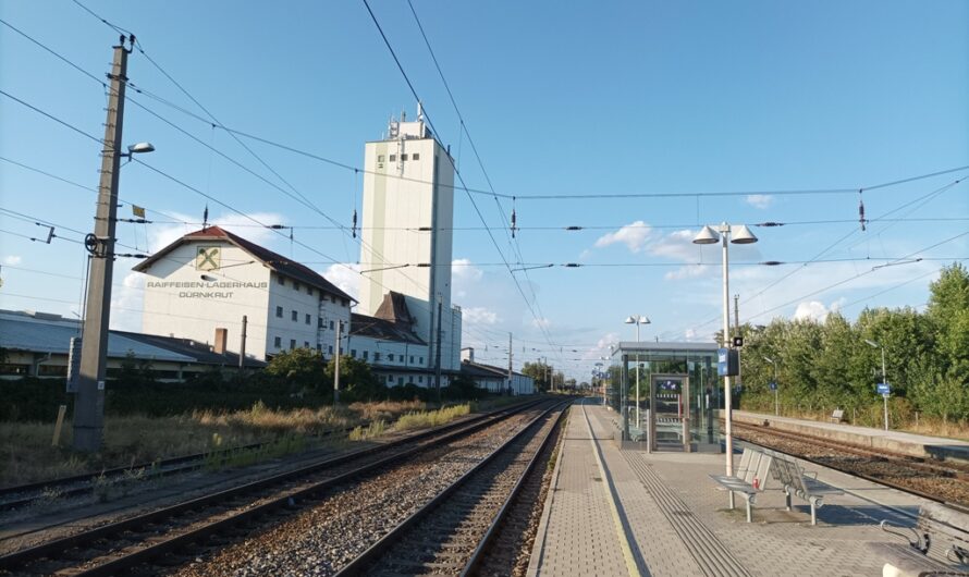 Bahnsteig Bahnhof Dürnkrut
